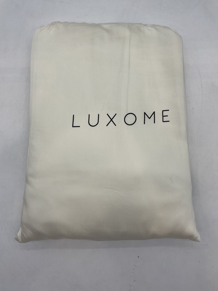 Luxome 4-Piece King Bamboo Sheet Set - Soft Ivory Luxury Bedding