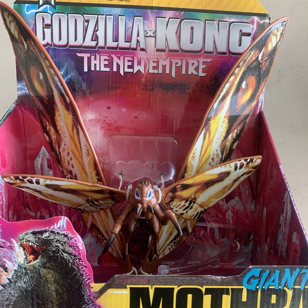 Playmates Toys Godzilla x Kong The New Empire Giant Mothra Figure 2024