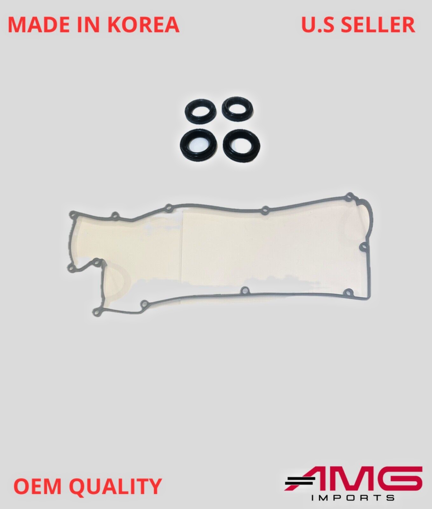 2006-2011 Hyundai Accent Kia Rio 1.6L Valve Cover Gasket Set OEM 2244126801
