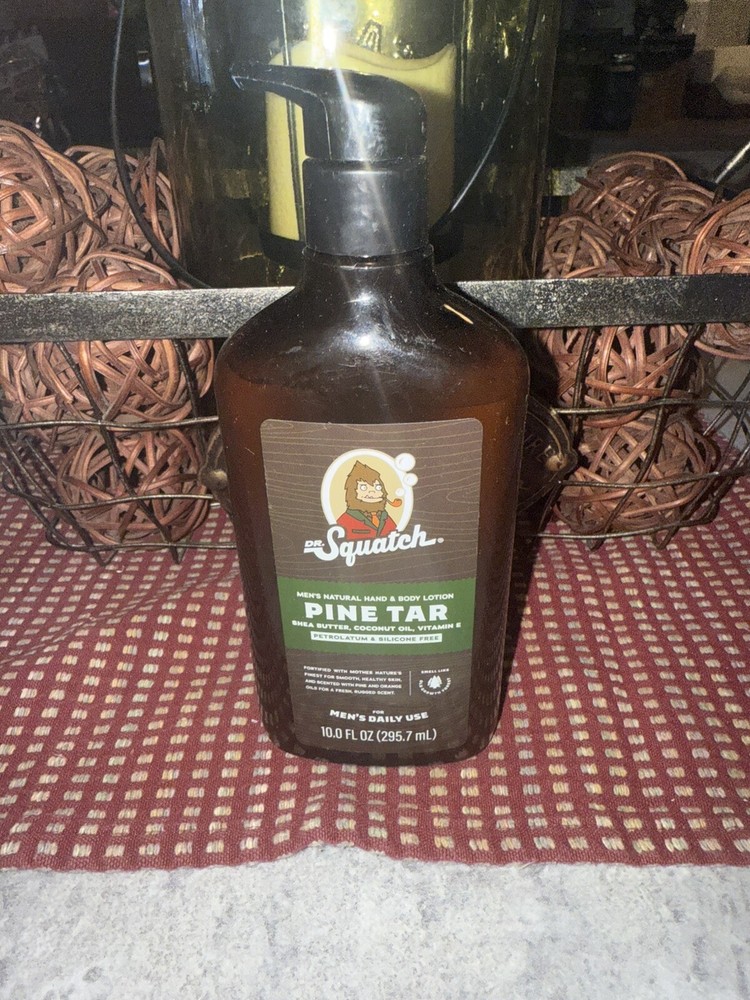 Dr Squatch Natural Hand & Body Lotion Dry Skin | Pine Tar Health Beauty Shower