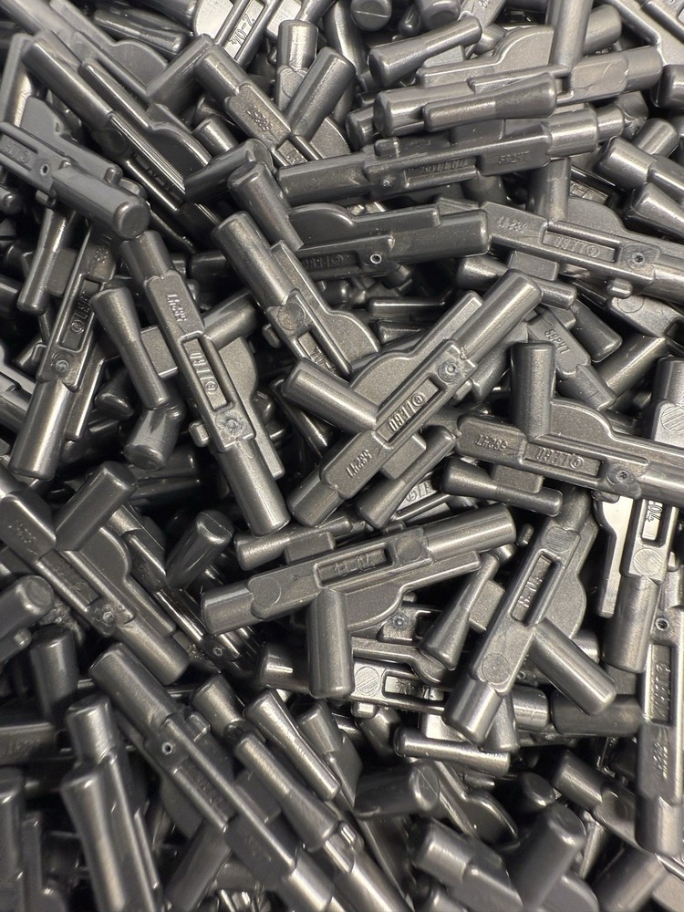 LEGO star wars / Minifigure Weapon / Medium Blaster Gun / Pearl Dark Gray / x10