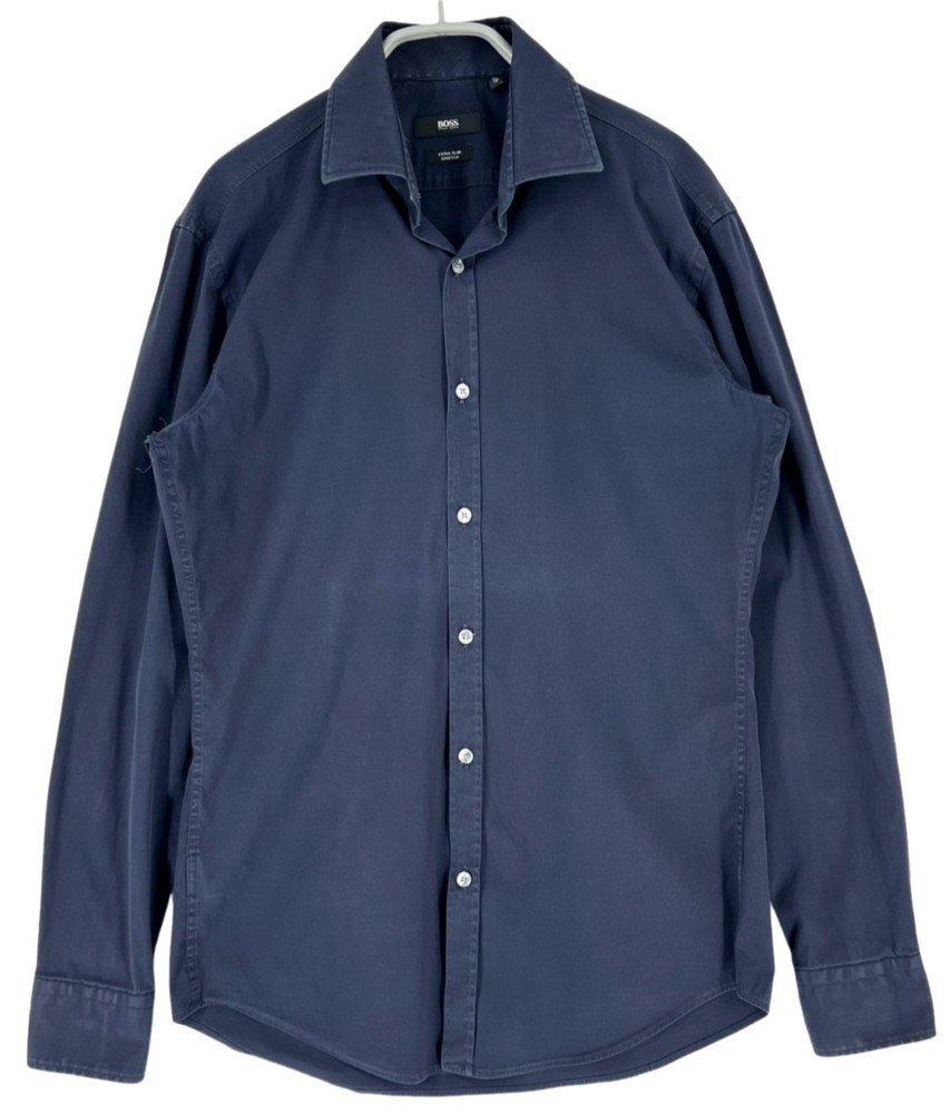 Hugo Boss Men Harper Extra Slim Fit Casual Formal Shirt Size S - 38 15