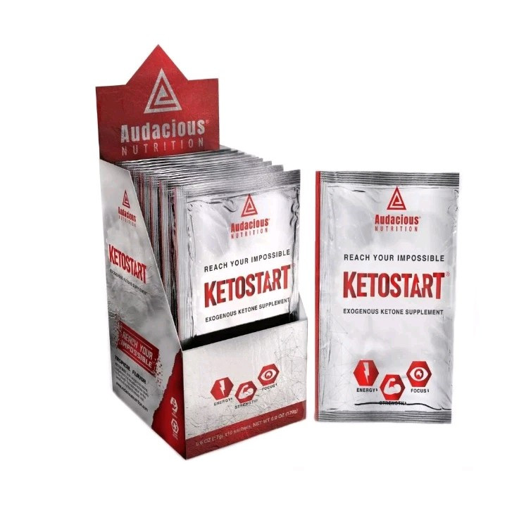 KetoStart | Exogenous Ketones Powder with Electrolytes |NO Caffeine 10 Pack