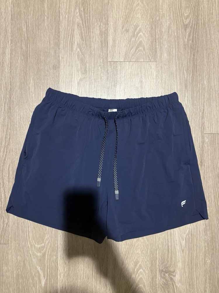 Fabletics Men's XL Navy Blue Athletic training shorts