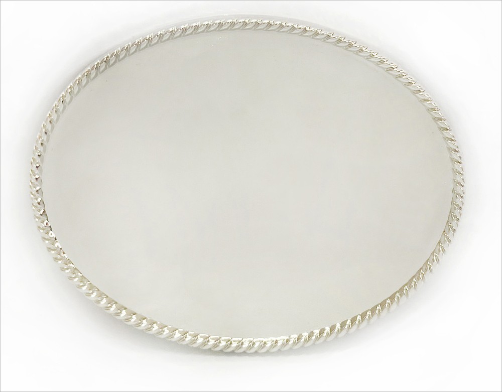 Mirror Surface Western Cowboy Belt Buckle for Men & Women Rodeo Casual Wear