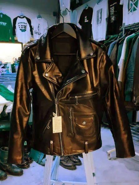 Horsehide Leather Rider'S Jacket With Tag Horseskin Genuine D Pocket