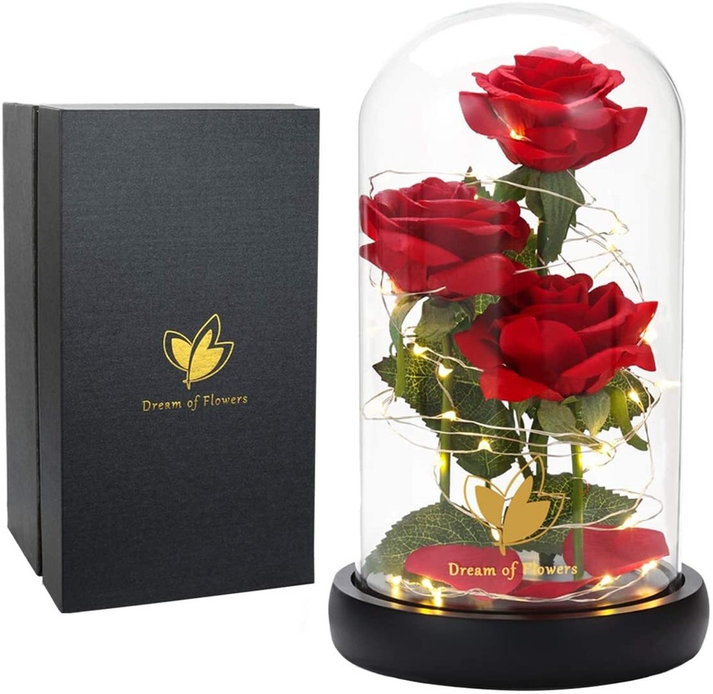 Valentines Day Gifts,Beauty and The Beast Rose,Flowers for Delivery Prime,Gal...-image