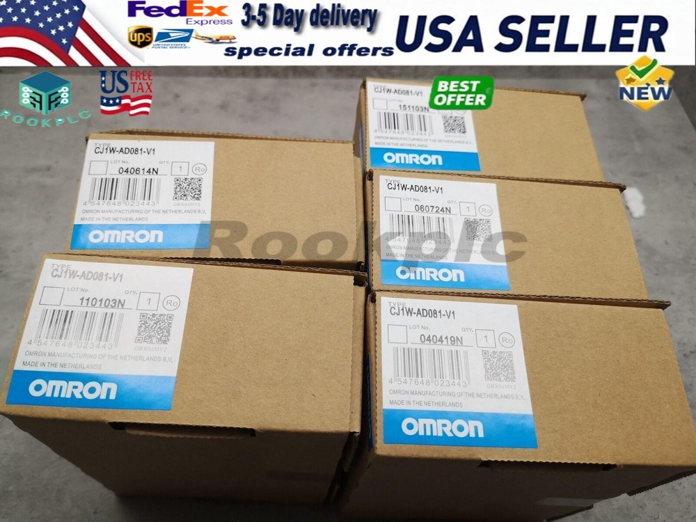 new in sealed box OMRON CJ1W-AD081-V1 Analog Input Units PLC Module