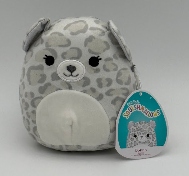 Squishmallows 5 Inch Dohna the Gray Leopard Soft Plush Toy NWT  