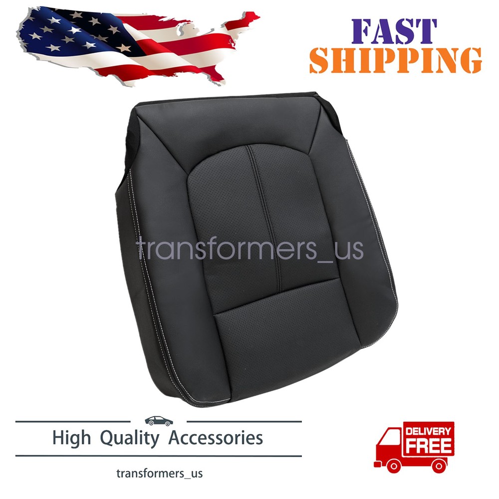 For 2011 2012 2013 Ford F250 F350 Lariat Driver Bottom PERF Leather Seat Cover