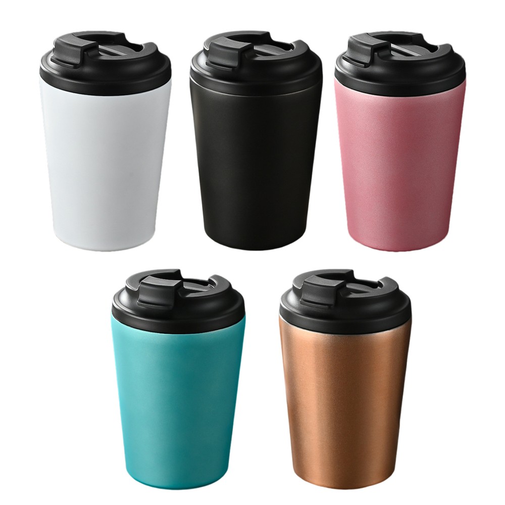 380ml Stainless Steel Tumbler Slider Lid Vacuum Insulated Travel Cup Coffee Mug