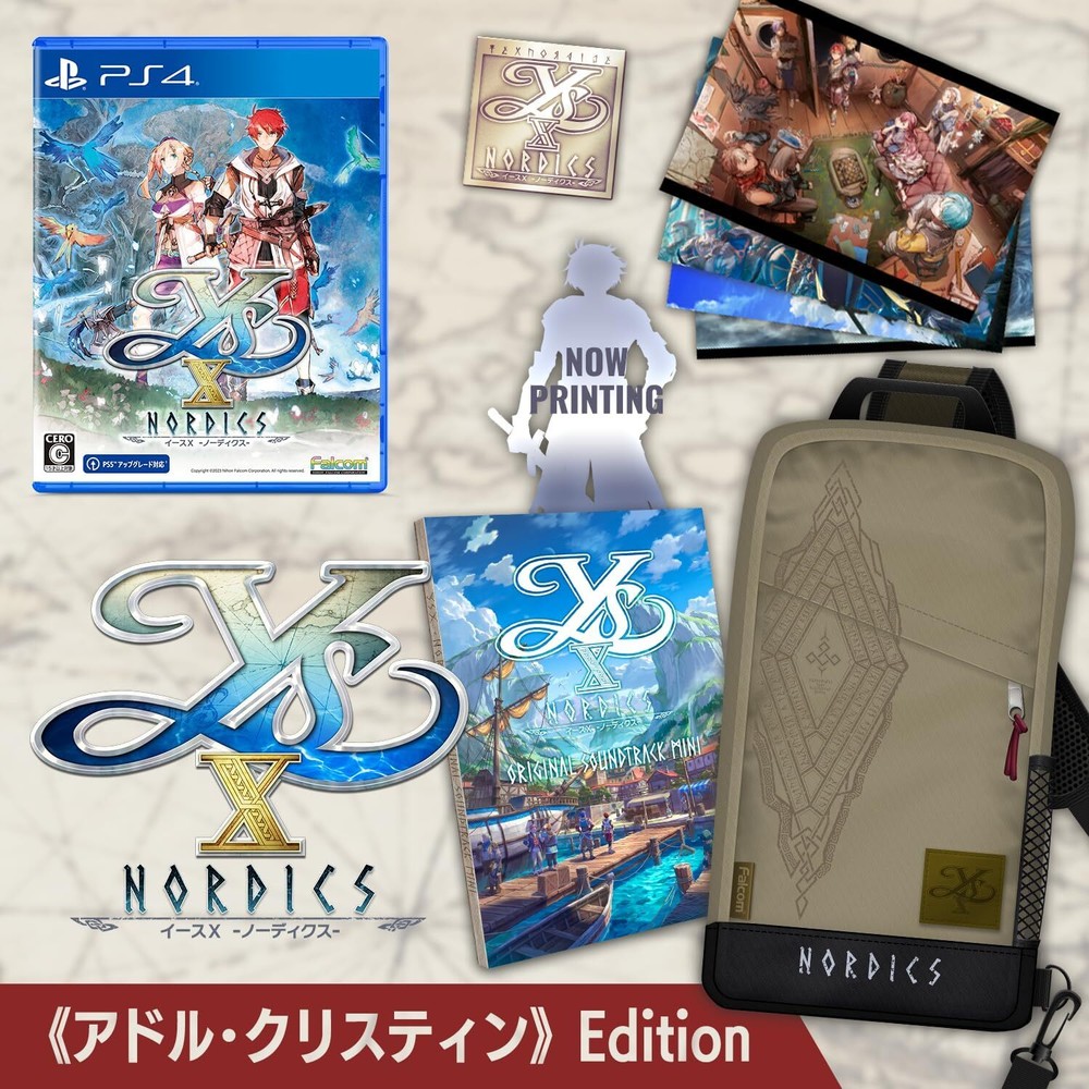 PS4 version Ys 10 -NORDICS- 《Adol Christine》Edition form JP