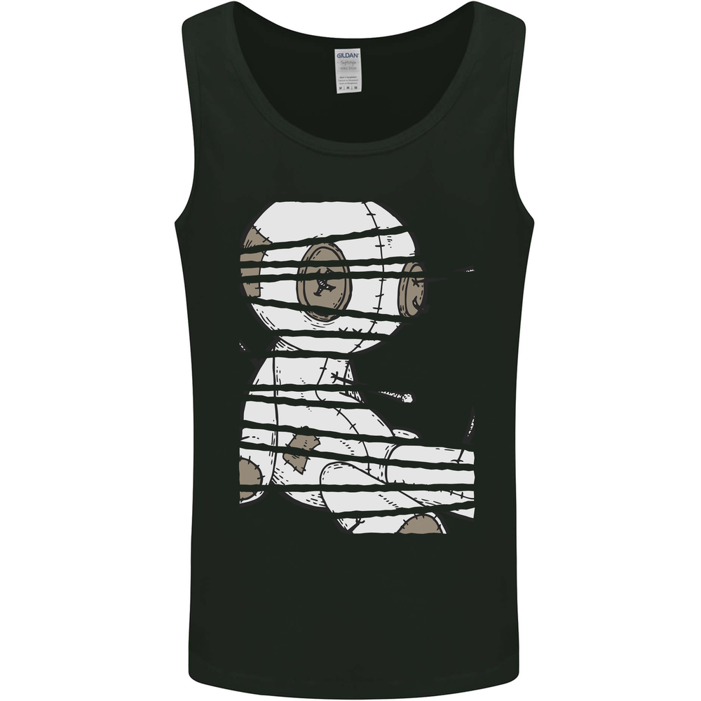 Voodoo Doll Evil Spirits Dark Magic Halloween Mens Vest Tank Top