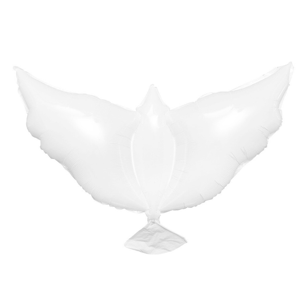 US Seller New Flying White Dove Foil Balloons Wedding Globos Balao Dove Ballo...