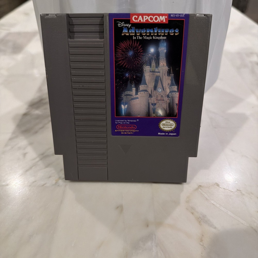 Disney Adventures in the Magic Kingdom NES Nintendo 1990 Game Authentic Tested