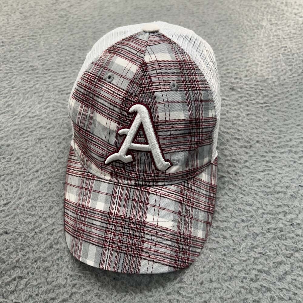 Alabama Crimson Tide Cap  Hat Men One Size Snapback Truckers Plaid Womens