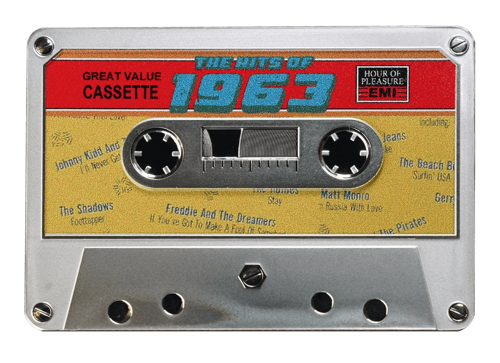 2023 Niue Invention of the Cassette Tape 60th Ann. 2oz Silver Proof Coin