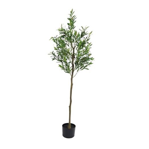 6ft Artificial Potted Olive Tree Indoor Fake Silk Plant Home Decor