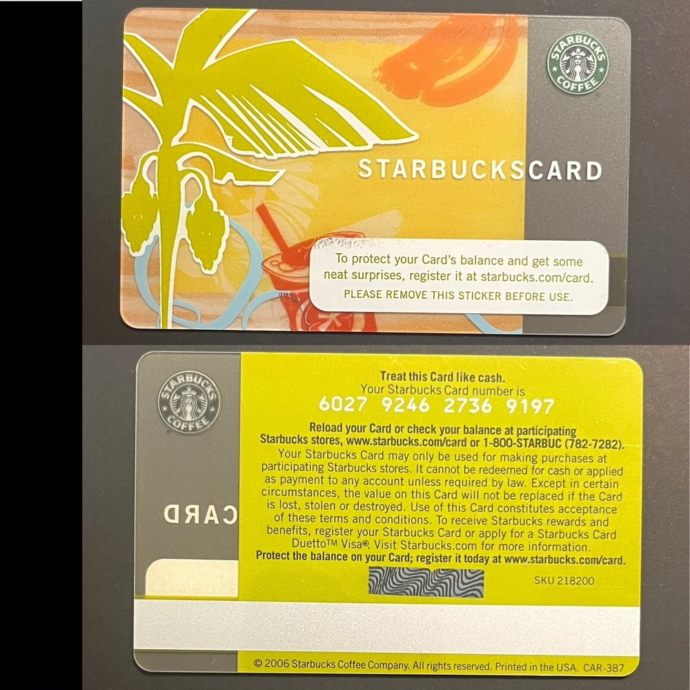 Starbucks Canada Summer Drinks Gift Card-image