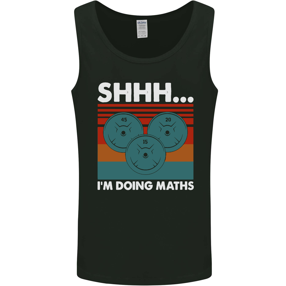 Im Doing Maths Funny Gym Bodybuilding Mens Vest Tank Top