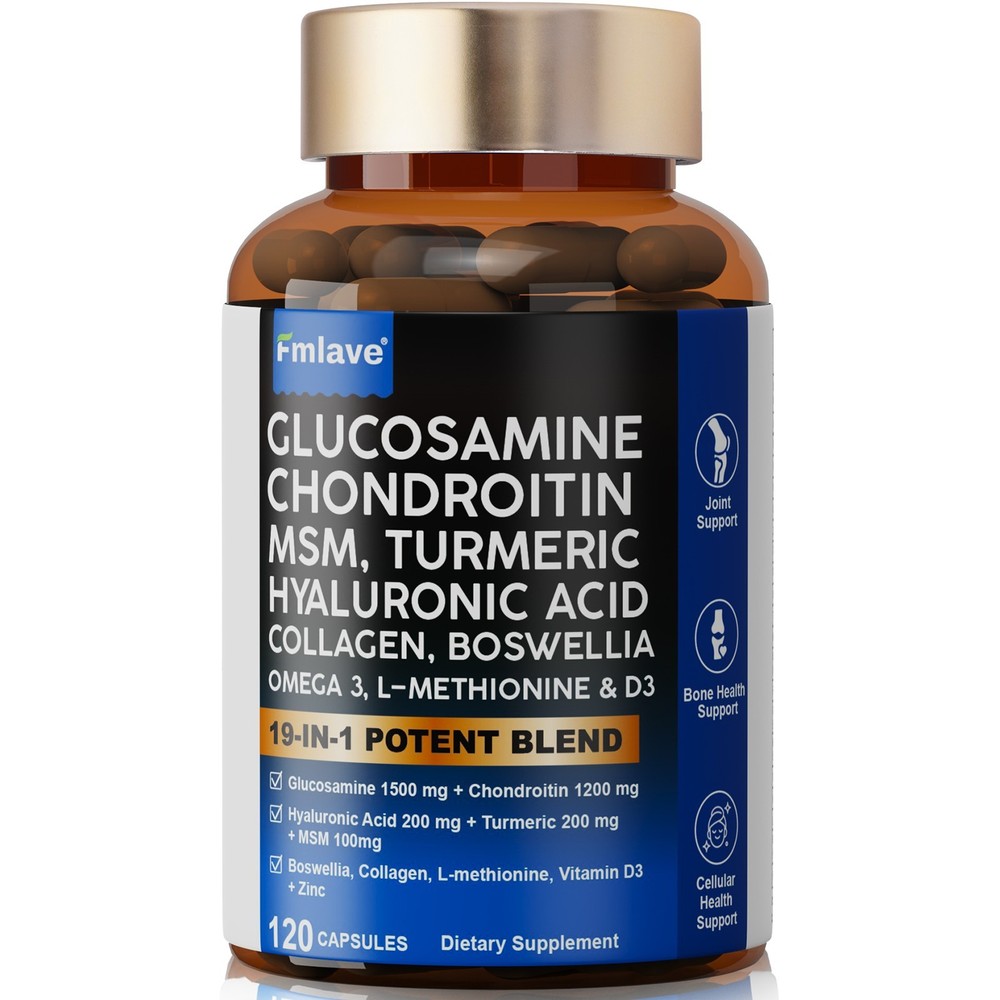 Glucosamine Chondroitin MSM Turmeric – Joint Health Supplement Joint Pain Relief