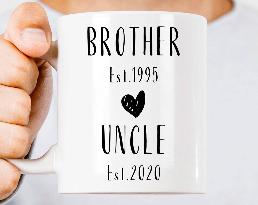 Custom Brother to Uncle Mug – Pregnancy Announcement & Christmas Gift Idea  