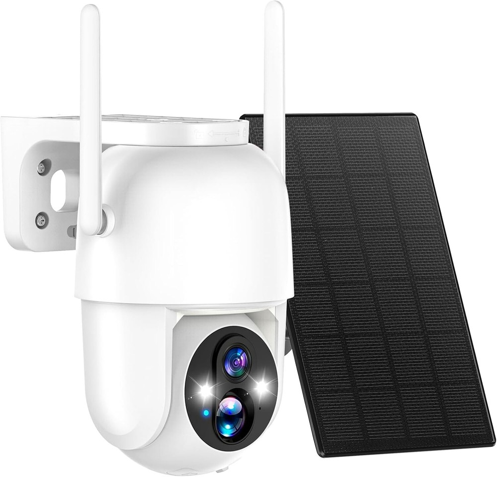 IP65 Waterproof PTZ WiFi Security Camera - 2K 3MP with Color Night Vision