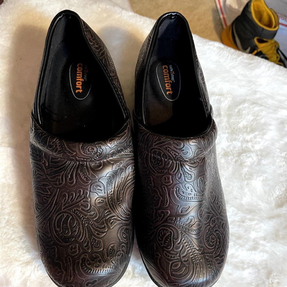 Safe T Step Comfort Size 7.5 Women's Shoes Brown