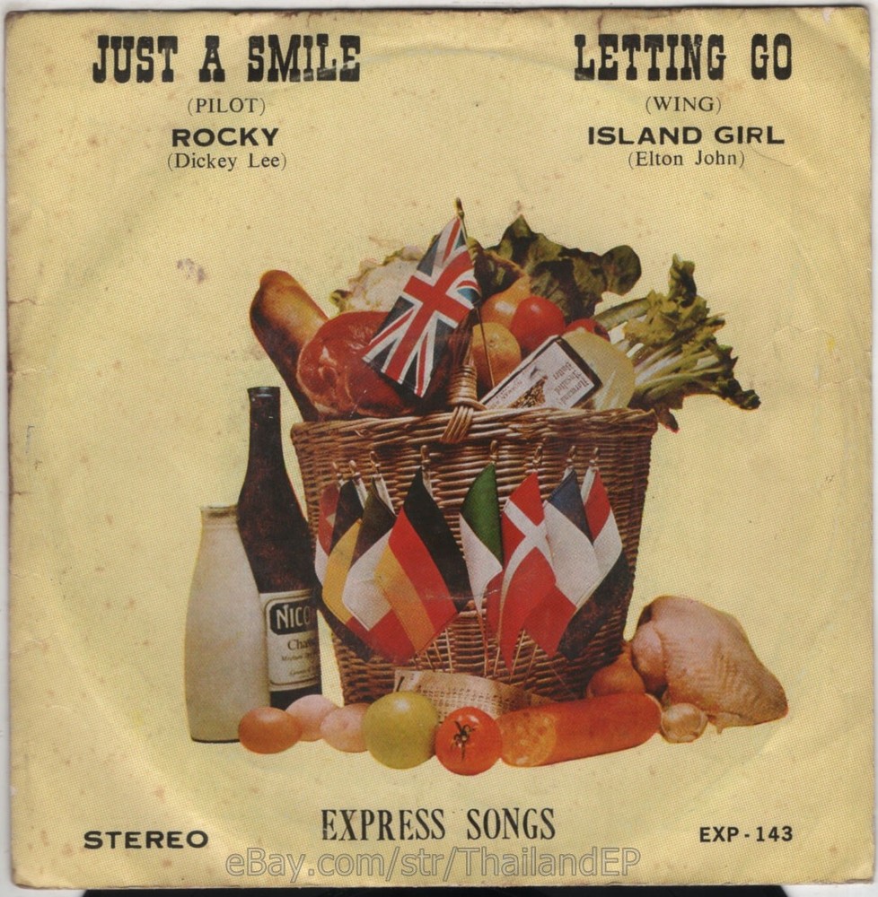 Elton John - Island Girl 1975 /Paul McCartney & Wings THAI EP 7