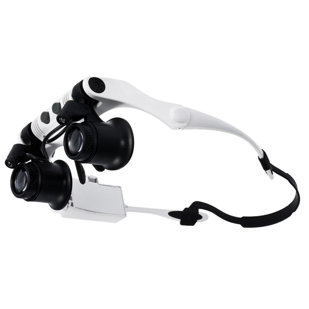 LED Magnifying Glasses with 8 Lenses & Light for Jewelry Watch Repair-image