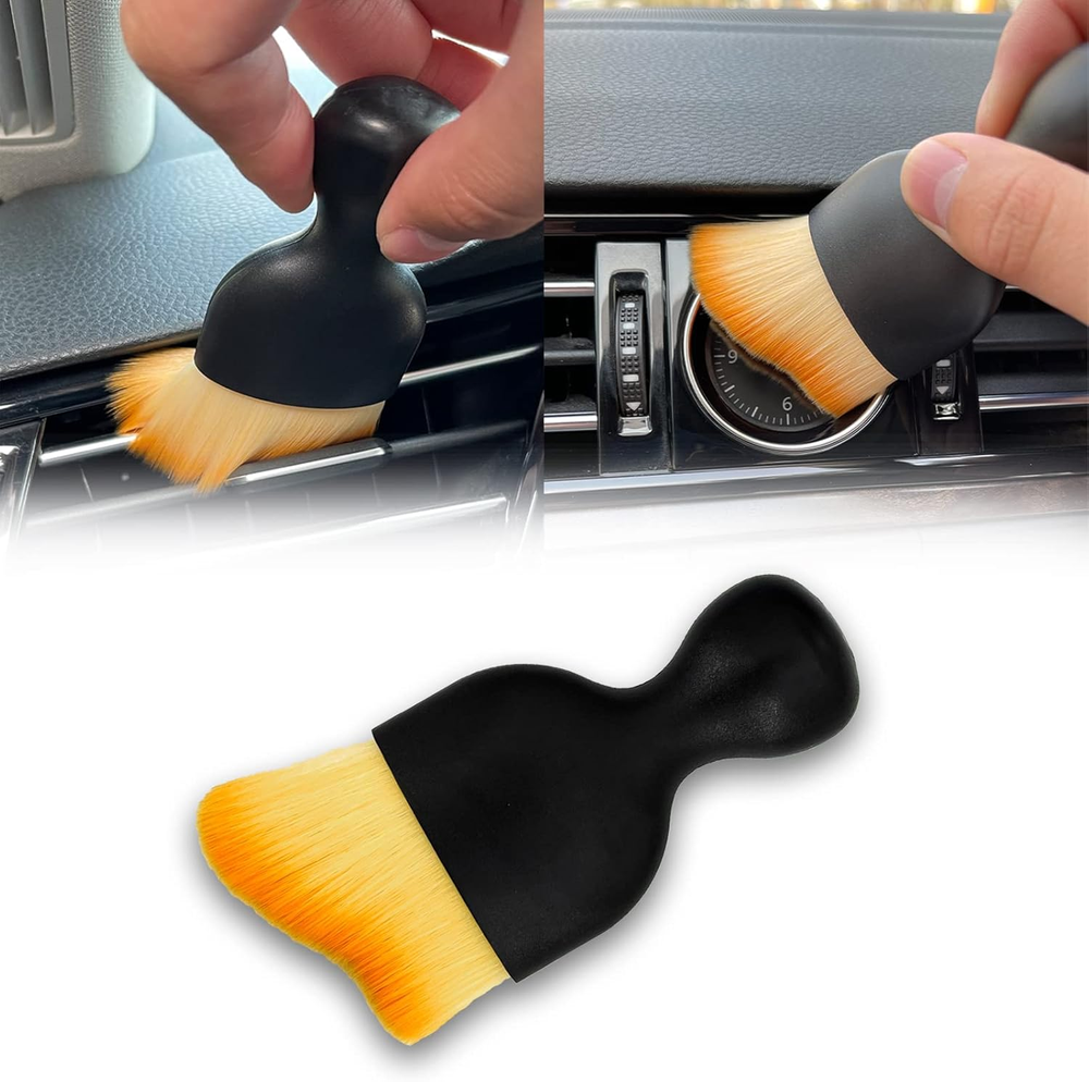 Ultra Soft Car Interior Detailing Brush for Dust Non-Scratch Cleaning