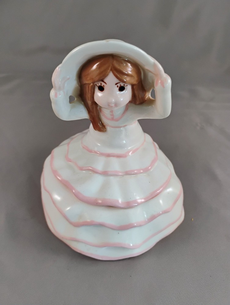 Bo Peep Ceramic Keepsake Box with Floral Accents