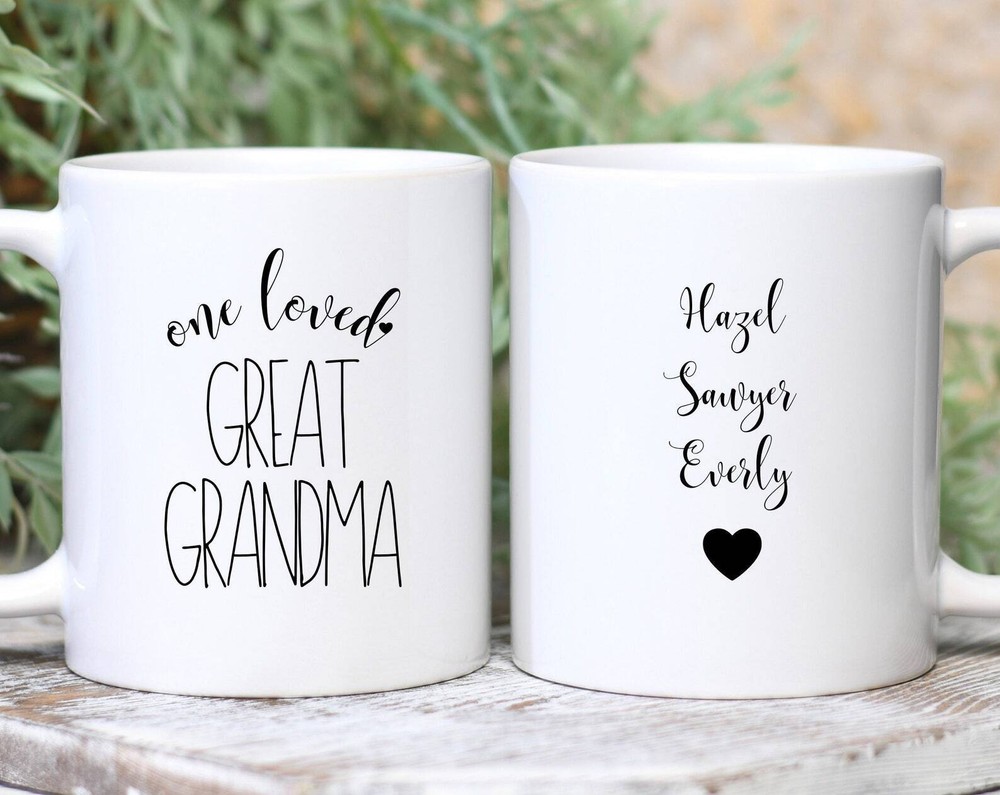 Great Grandma Gift One Loved Great Grandma Mug Great Grandparent Great Grandma