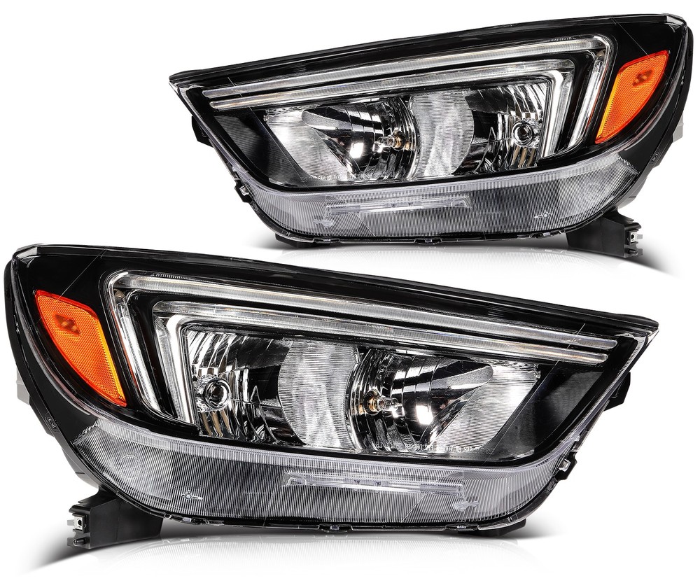 Pair Headlights Assembly Left+Right Side For 2017-2021 2022 Buick Encore 1.4L