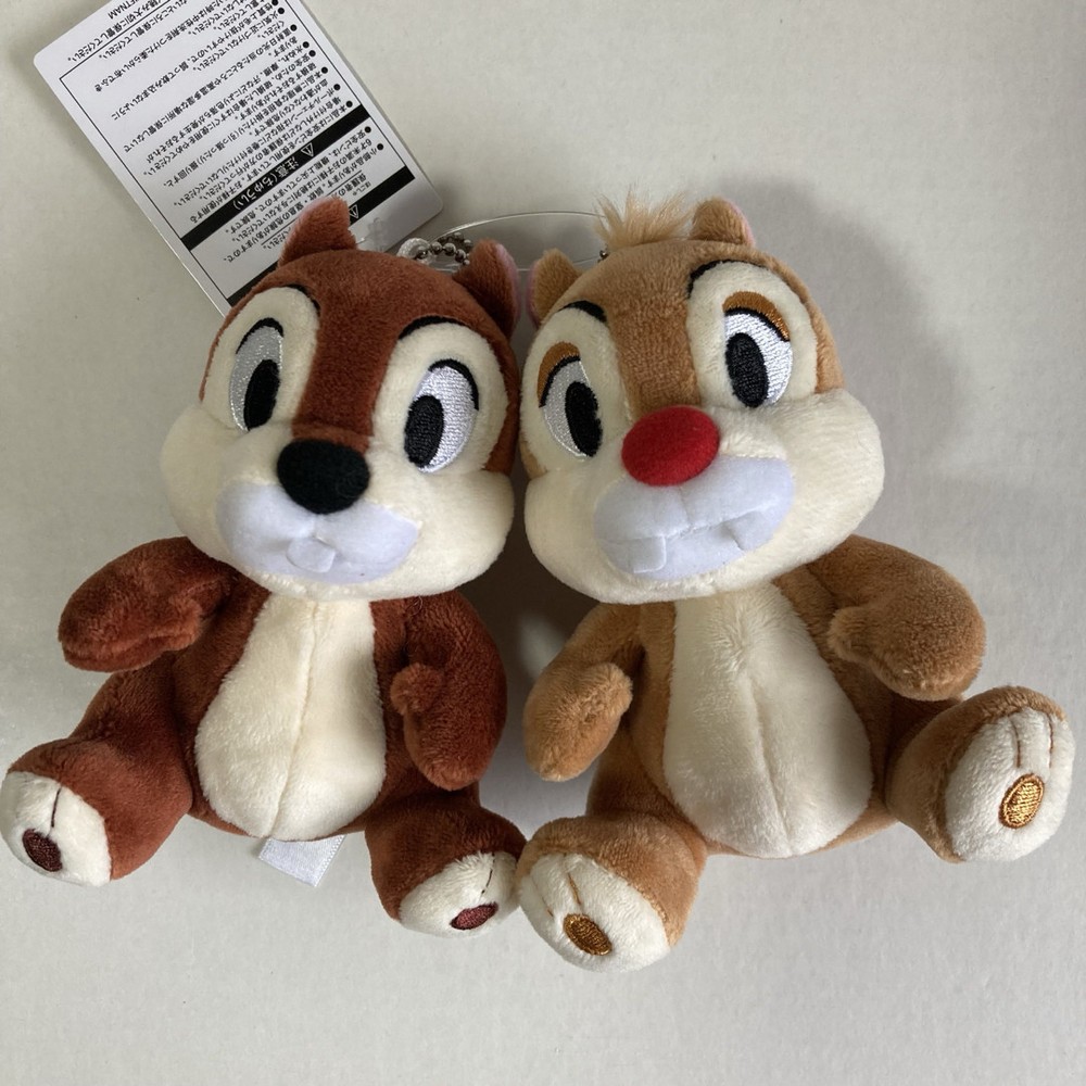 Disney Chip N Dale Soft Plush Collectible Pin Badge  