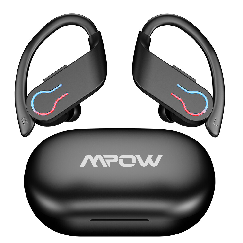 Mpow Bluetooth 5.3 Earbuds Stereo Waterproof Sport Wireless Headphone with Hook