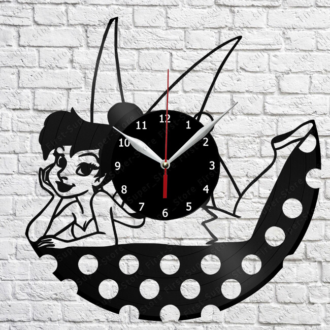 Peter Pan Vinyl Record Wall Clock Art Decor Original Gift 12'' 30cm 2644