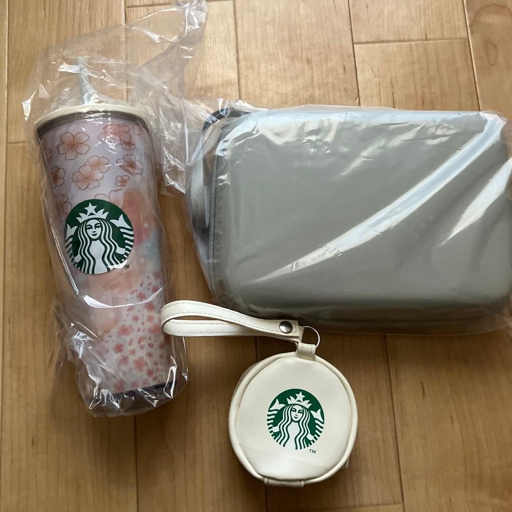 Starbucks Sakura Tumbler & Hard Case Set (2026 Lucky Bag) /Unused