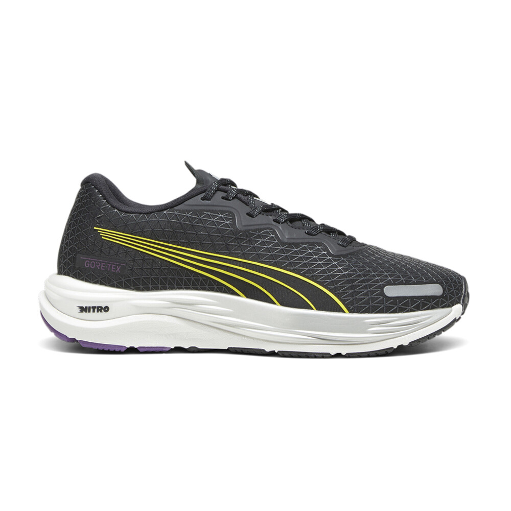 Puma Velocity Nitro 2 GTX Womens Black Running Sneakers 37750804