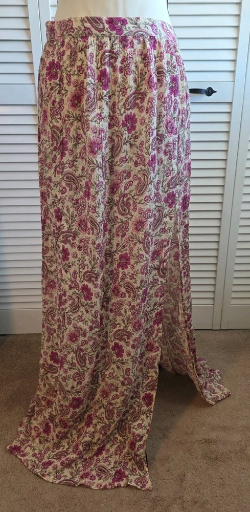 Patrons of Peace Women's Large Tropical Boho Gypsy Peasant Skirt