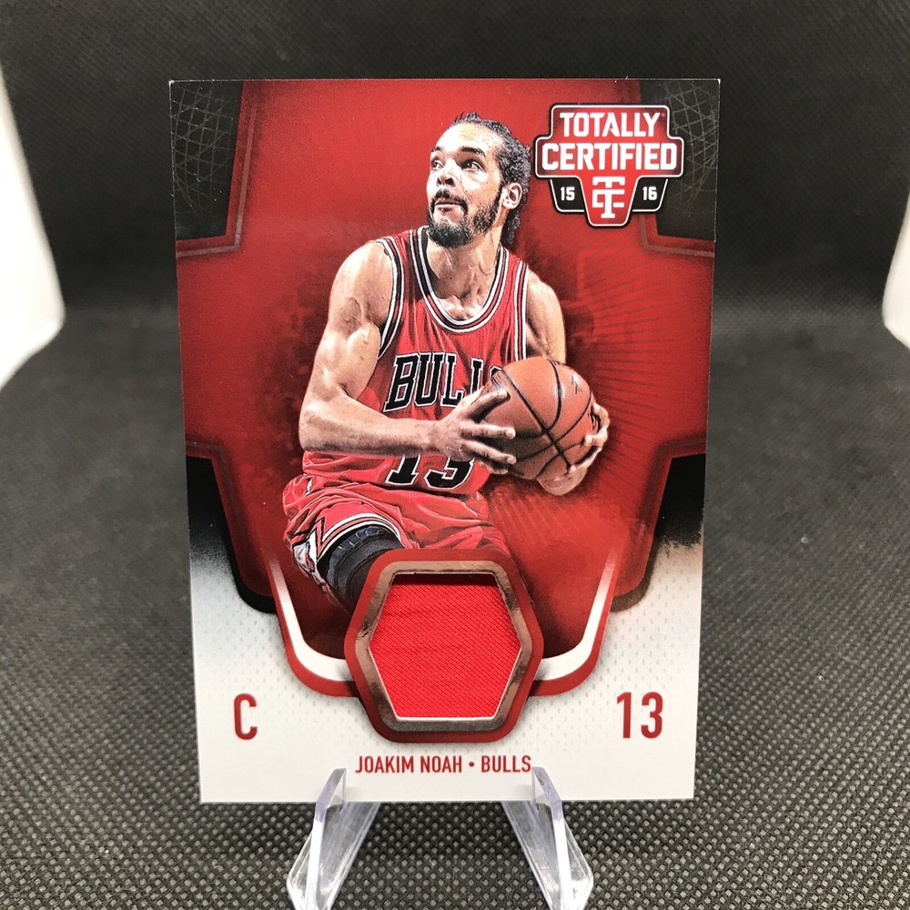 2015-16 Panini Totally Certified Red /199 Joakim Noah Jersey Card Bulls TCM-JN