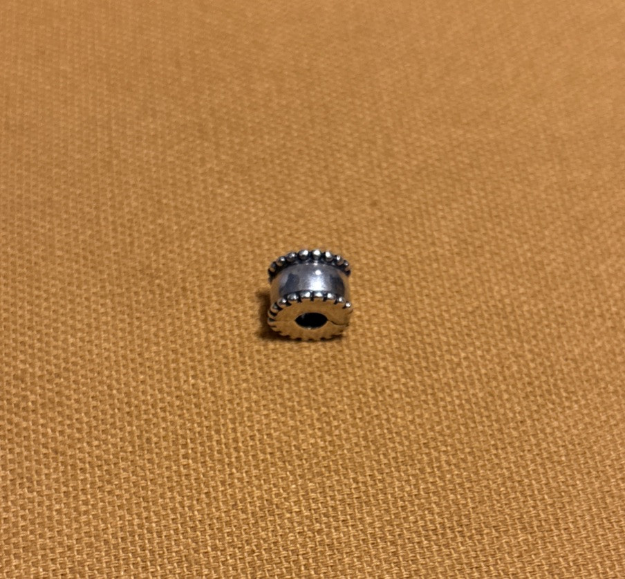 Pandora ALE 925 Beveled Clip Charm Bead 790267 Retired Sterling Silver