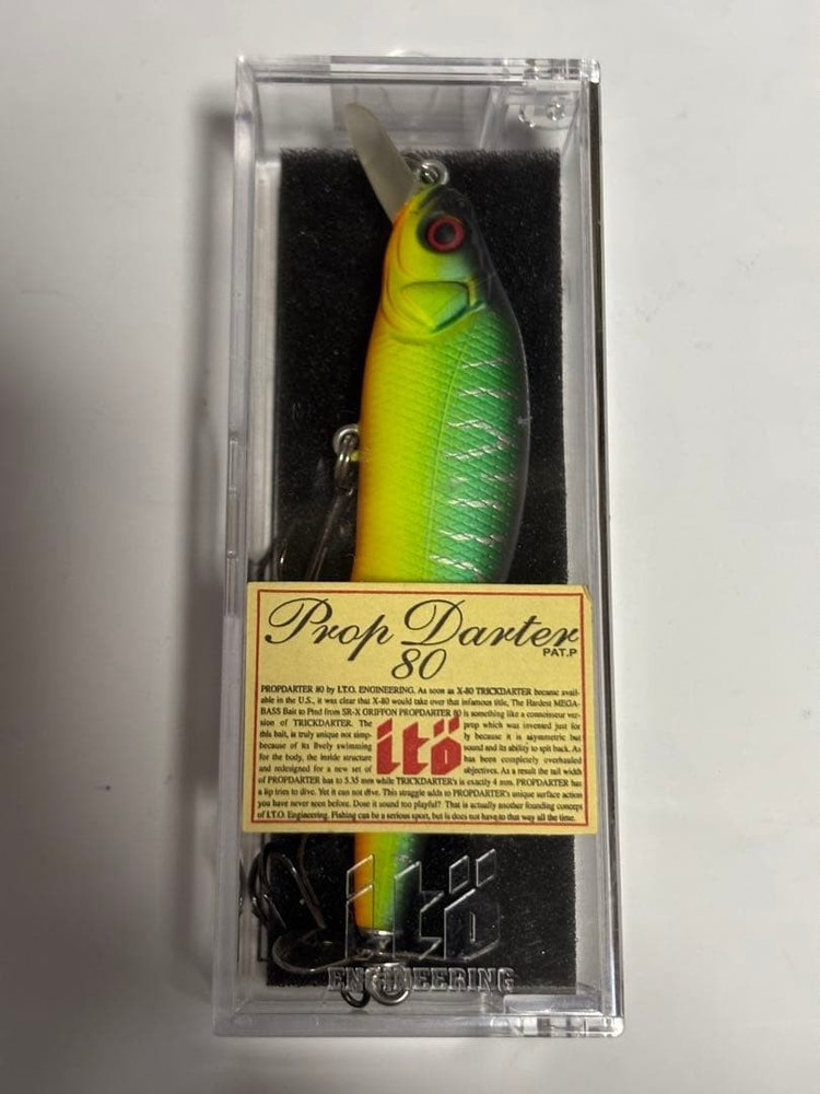 Megabass X80 Prop Darter Slim Body Early Type Hard Bait Fishing Lure Rare
