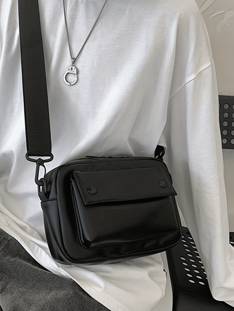 Carteras Para Hombre Bolso en Piel de Cuero Bolsas de Mano Monedero Billetera