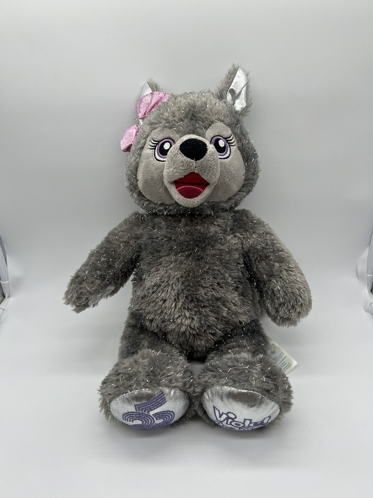 Build A Bear Violet The Wolf  Plush 25th Birthday 16