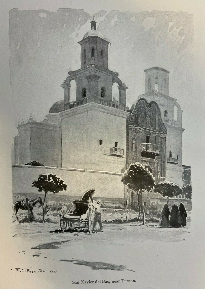 1916 Along the Mexican Border El Paso Rio Grande Tucson Ciudad Juarez