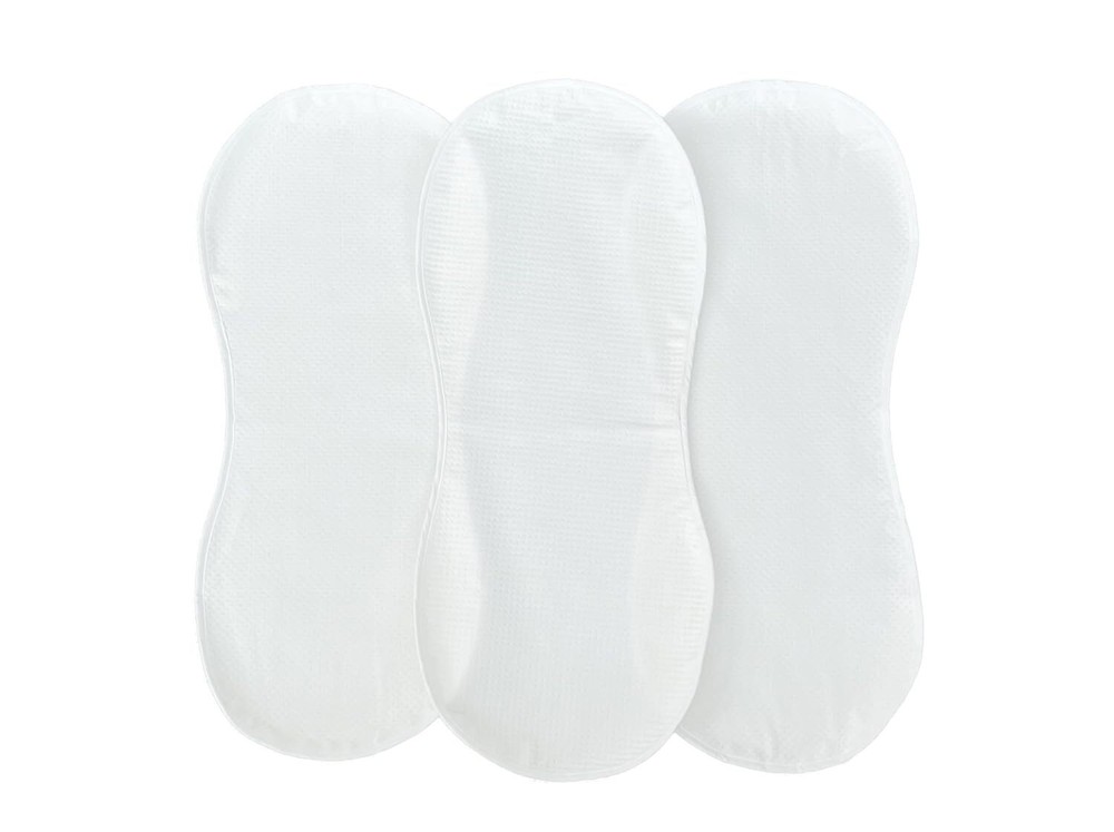 Changing Pad Liner, Fits in Peanut Shaped Pads, Super Soft White