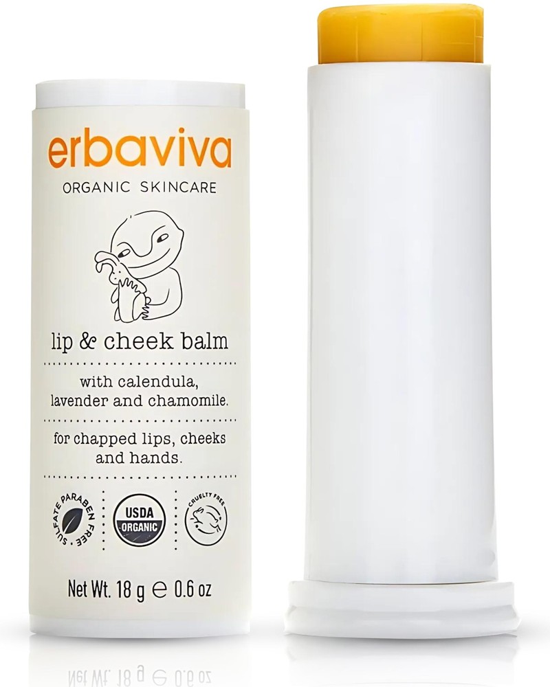 Organic Lip & Cheek Balm – Moisturizing Stick for Baby & Adults | USDA Organi...