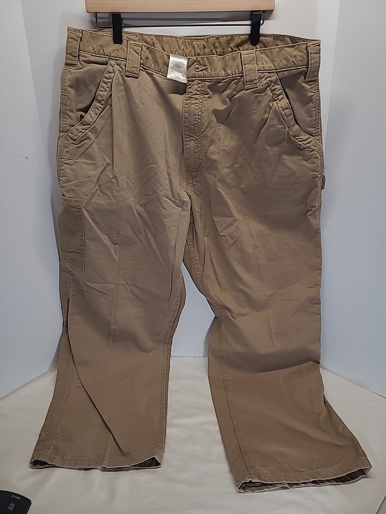 Carhartt 40x30 relaxed fit tan dungarees for men