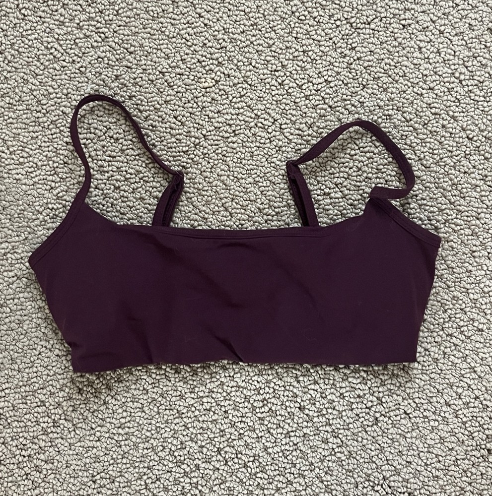 Garage Burgundy Sports Bra Tank Crop Top Women’s Size P/s